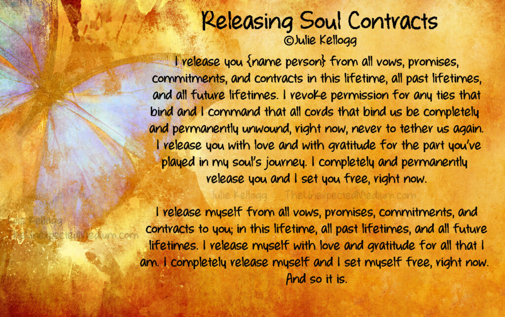 Releasing Soul Contracts